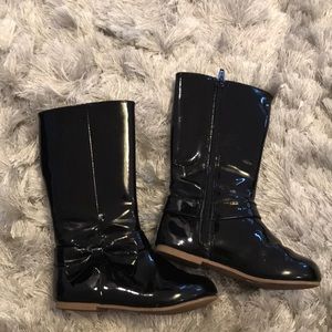 Black patent boots from Gymboree